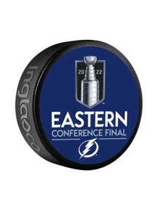 2022 Eastern Conference Final Tampa Bay Lightning Souvenir Hockey Puck - Picture 1 of 2