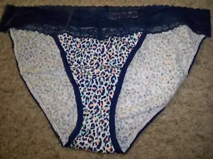 VICTORIAS SECRET BIKINI NIEDRIG AUFSTEHEND GEPARDENDRUCK MEHRFARBIG GROSS NEU - Bild 1 von 2