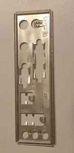 Backplate I/O Shield Piastra Posteriore Scheda Madre - Imagen 1 de 2