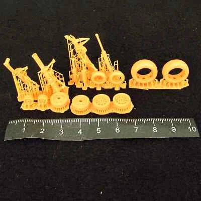 Train d'atterrissage F-4 Phantom II (J/S) (imprimé en 3D) 1:48 pour modèle ré... - Photo 1/4