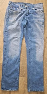 True Religion Ricky Flap Relaxed Straight Jeans Size 32x32 - Picture 1 of 11