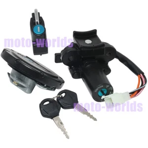 Ignition Switch Key Fuel Cap Lock Set for Kawasaki KLX125 D-Tracker 2010-2014 - Picture 1 of 9