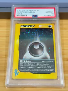 2001 P.M. Japanese Vs Holo Darkness Energy PSA 10 Gem MT pokemon jpn neo genesis - Picture 1 of 6