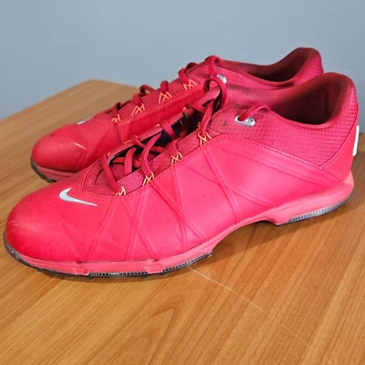 Zapatos de golf Nike para hombre 13 Lunar Fire rojo universitario 853738-600 Jordan Tiger Foto 1 de 4