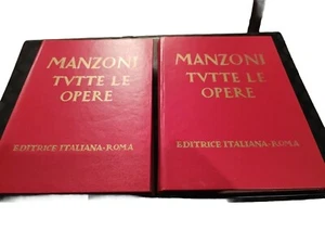 MANZONI TUTTE LE OPERE vol.1 e 2 - Soc. Editrice Italiana roma 1963. - Picture 1 of 1
