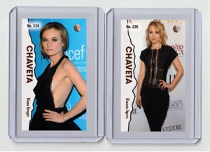 Diane Kruger seltene MH Chaveta #'d x/3 Tabakkarte Nr. 224 - Bild 1 von 1