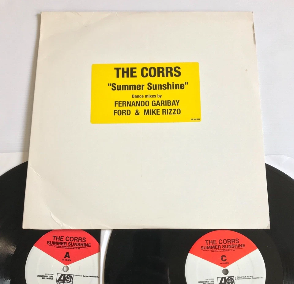 The Corrs – Summer Sunshine 2 x 12 US Vinyl PROMO 2004 *DL — 第 1/4 张图片