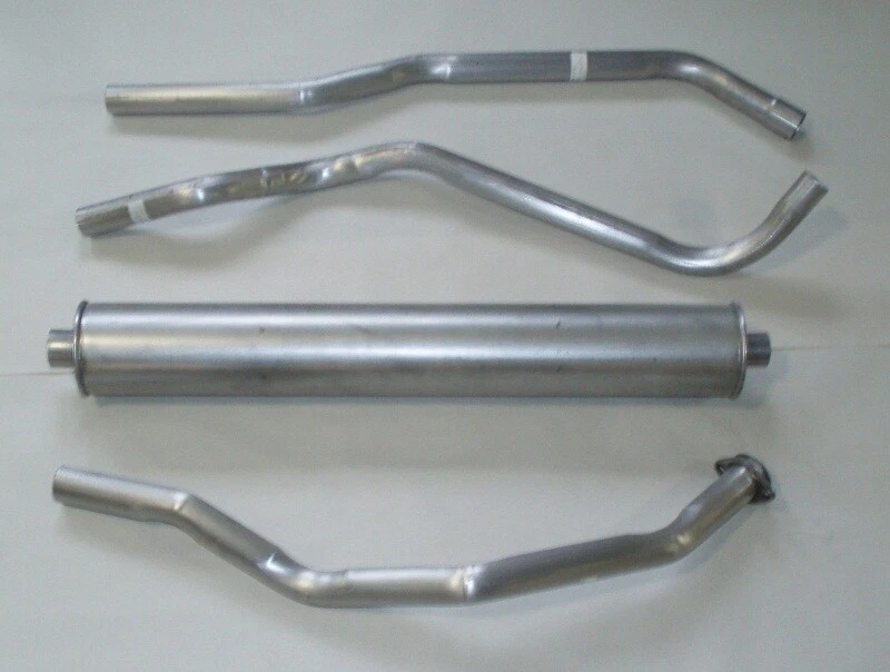 SISTEMA DE ESCAPE ÚNICO OLDSMOBILE 1937-1938, F-37 y F-38 6 cilindros, aluminizado Foto 1 de 1