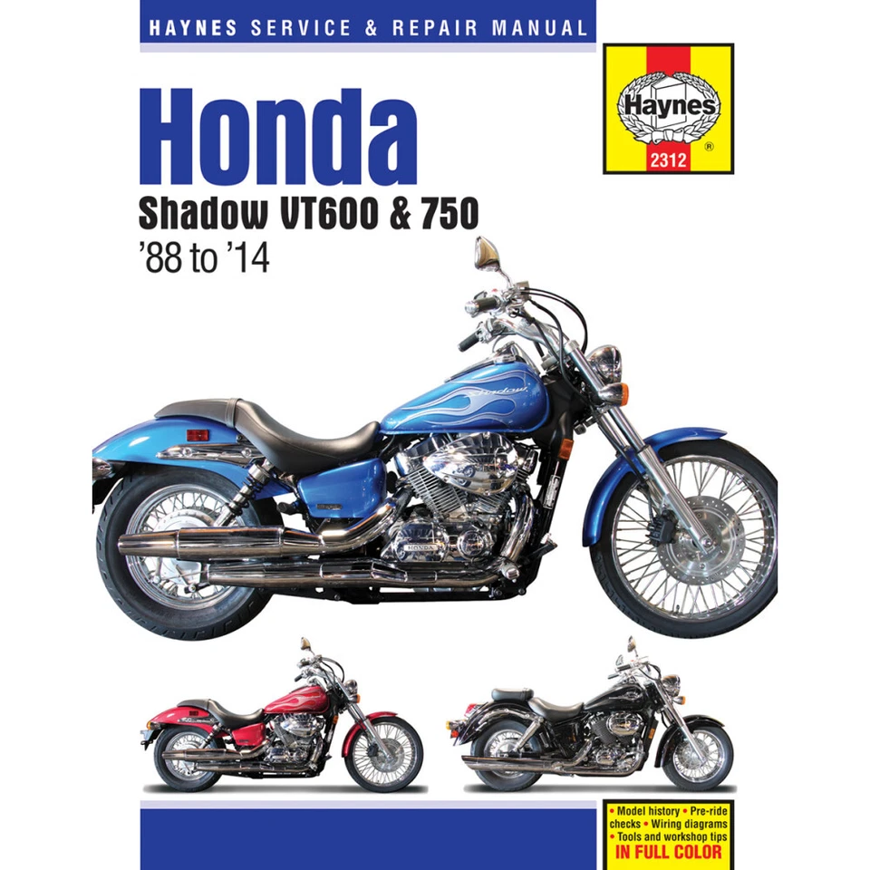 Manual de reparación HAYNES - Honda VT600 y VT750 Shadow (88-14) Foto 1 de 1
