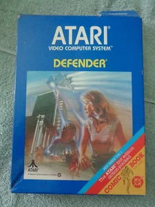 ATARI - DEFENDER 1981 GIOCO ATARI con SCATOLA E BROCHURE + MINI FUMETTO! ORIGINALE! - Foto 1 di 9