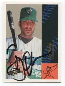 1995 Fleer Excel Tony Clark Signed Card Autographed Baseball MLB AUTO #47 - Picture 1 of 2