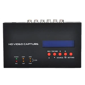 HDMI Ypbpr CVBS Game Video Capture Card Record MIC For XBOX 360 PS3 PS4 TV Shows - Picture 1 of 10