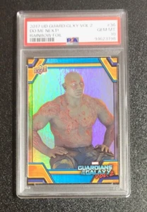 2017 Marvel UD Guardians 🔥DRAX ePACK ACHIEVEMENTS RAINBOW FOIL PSA 10 🔥 POP 1 - Picture 1 of 2