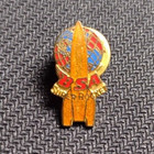 BSA  pin vintage British motorcycle collectible old Beezer biker vest pinback-sm