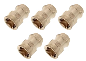 (5 Counts) Propress 1/2" x 1/2" Brass Female Adapter Lead Free - Picture 1 of 2