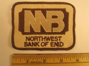 Vintage Hat Cap Patch NORTHWEST BANK OF ENID [Y113A8a] - Picture 1 of 2