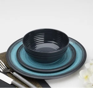 Flamefield Granit Aqua Melamin Separate oder 2er Sets Teller Schüssel Tasse Becher - Bild 1 von 7