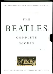 The Beatles Complete Scores hardcover sheet music songbook Full Transcriptions - Picture 1 of 8