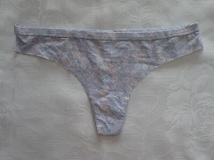 JESSICA SIMPSON, Thong in Size L, Colour in Blue and Peach, Floral - Picture 1 of 2