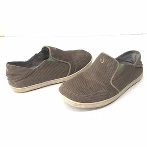 Olukai Nohea Mesh Mens 8.5 Loafers Slip On Shoes Brown 10188-13AP - Picture 1 of 8