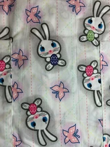 TALLAS SUPERIORES EASTER SCRUB: XS, L CONEJO BLANCO NUEVO CON ETIQUETAS CONEJO ENFERMERA MÉDICA CNA VET TECH - Imagen 1 de 11