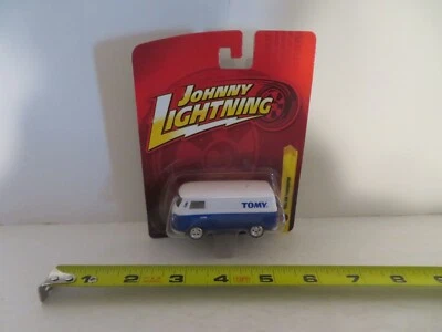 Johnny Lightning JL18 1965 VW Transporter Tomy Blue & White 2011 MOC - Image 1 of 3