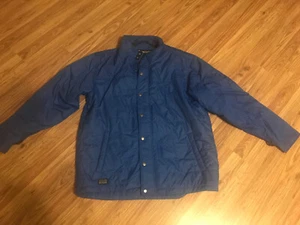RARE Bud Light DRI DUCK Men's Zip Up Jacket Coat Size L Blue - Picture 1 of 3