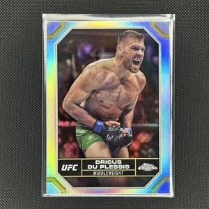 2024 Topps cromo UFC #62 refractor Dricus Du Plessis - Imagen 1 de 2