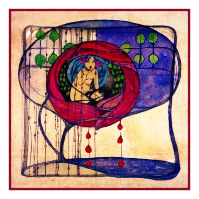 Charles Mackintosh Art Nouveau Girl in a Tree Counted Cross Stitch Chart Pattern - Image 1 of 4