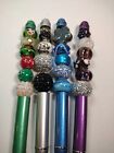 Women Handmade and Beaded Writing Pens Made with Glass Beads acrylic and other