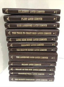 VINTAGE LOUIS L'AMOUR LEATHERETTE BOOKS, PICK YOUR TITLE,lot 2 - Picture 1 of 3
