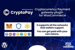 Plugins de WordPress CryptoPay WooCommerce Criptomoneda Pago Plugin Todos los artículos - Imagen 1 de 1