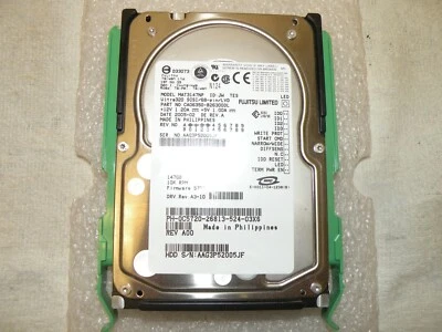 DELL 0C5720 147GB 3.5" 10K U320 SCSI 68 PIN LVD HDD, FIRMWARE 5704 MAT3147NP - Image 1 of 4