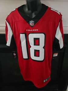 Brand NWT Authentic NFL Atlanta Falcons Football Jersey Ridley #18 - Picture 1 of 6