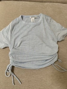 Caution To The Wind Damen Kurzarm Oberteil Blau Gr. Small Neu - Bild 1 von 6