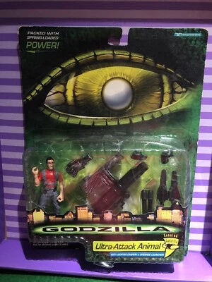 Figura de Ataque Ultra Animal Película Godzilla Trendmasters 1998 De Colección Sellada Nueva LEER Foto 1 de 4