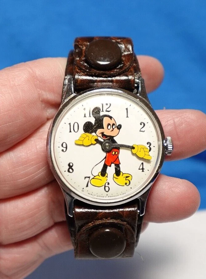 mickey mouse watch walt disney productions products for sale | eBay