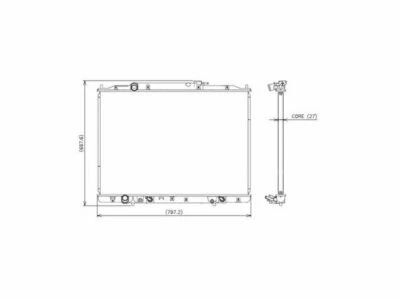 For 2009-2015 Honda Pilot Radiator Denso 58629YT 2010 2011 2012 2013 2014 — 第 1/2 张图片