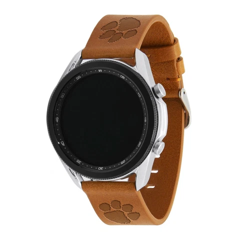 Clemson Tigers Premium Leather Watch Band Cover