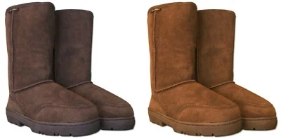 REISSNER Lammfell Stiefel Winterstiefel Typ "Agi", braun schwarz, grau