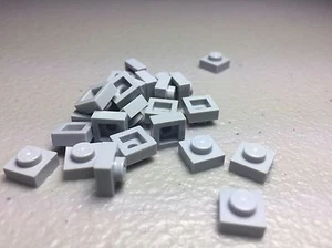 Neu Lego hellbläulich grau 1x1 Platte 3024 authentische LEGO Stücke (Menge 25) - Bild 1 von 4