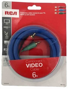 RCA VHC61R Component Video Cable 6ft RGB - Picture 1 of 7