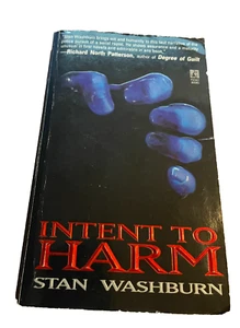 Stan WASHBURN / Intent To Harm 1st Pocket Book Edition 1995 Good - Bild 1 von 3