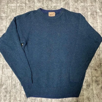 Woolrich 80s-90s Wool Blend Knit Crewneck Sweater Large Gray Used - Image 1 of 4