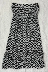 Woman’s Dress Black & White Sundress India Boutique - Picture 1 of 8