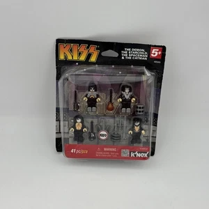 K'nex Kiss Figures Demon Starchild Spaceman Catman 41 Pcs Concert Set 48585 NEW! - Picture 1 of 4