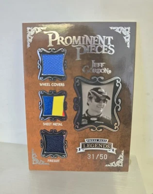 2009 Press Pass Legends #PP-JG Jeff Gordon Prominent Pieces 31/50 - Image 1 of 4