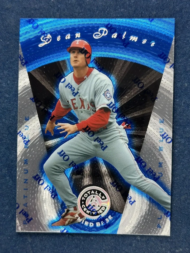1997 Pinnacle Totally Certified Platinum Blue Dean Palmer Rangers /1999 - Image 1 of 2