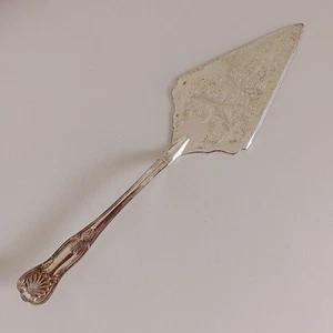 Vintage Stokes Sheffield Silverplate Cake/Pie Slice Serving Server, Boxed - Picture 1 of 8