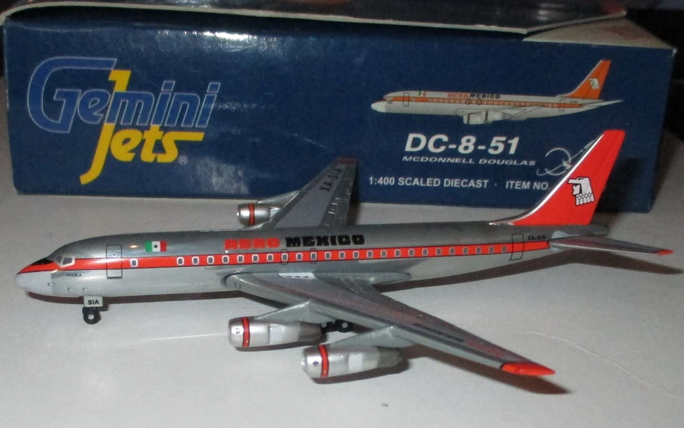 Gemini Jets 1:400  AeroMexico  DC-8-51  #XA-SIA  -  GJAMX562 - Image 1 of 1